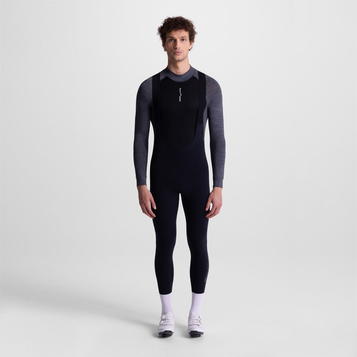 Bib tight Santini Unico Edge 7/8 - Black