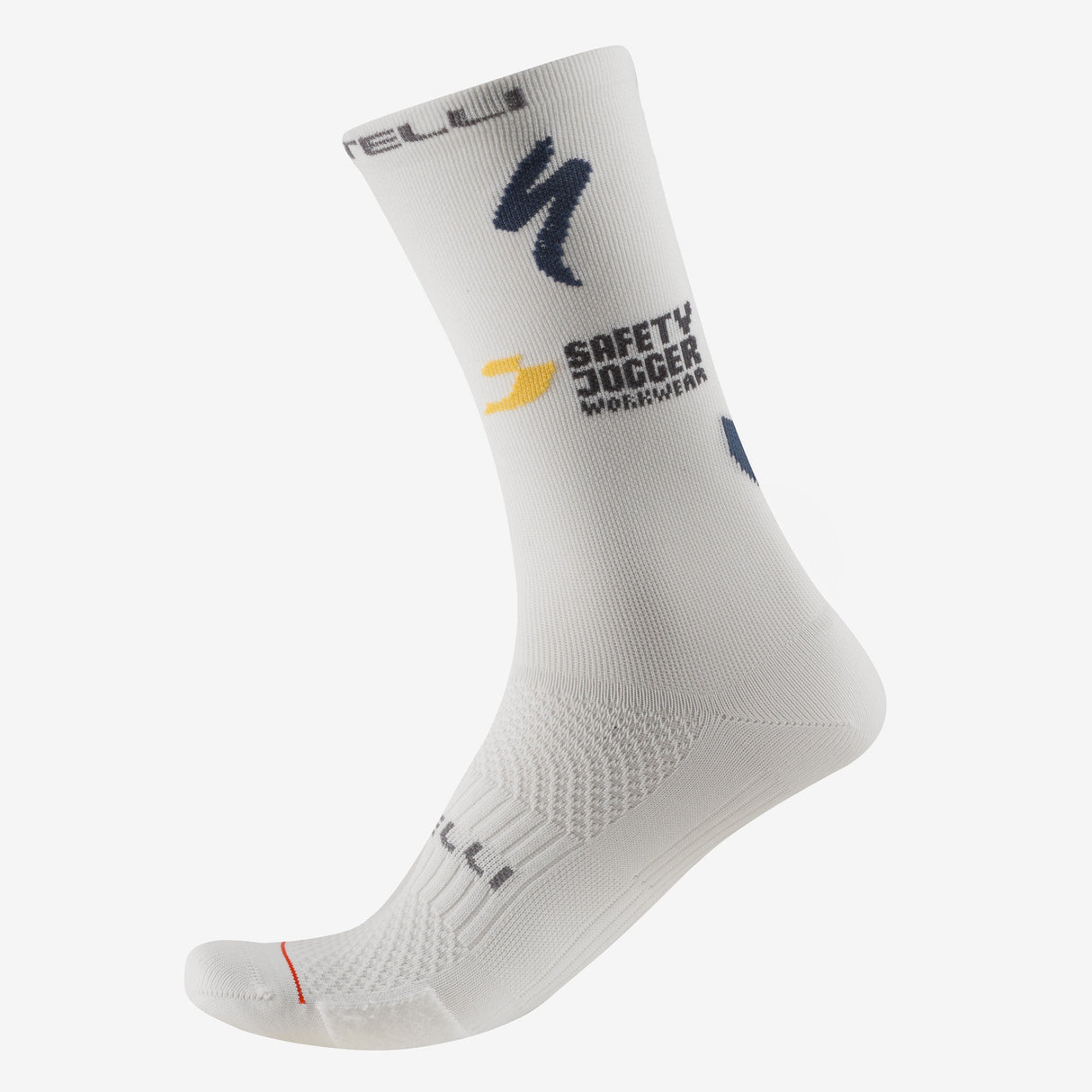 Castelli Soudal Quick-Step 2026 Rosso Corsa Pro 18 socks