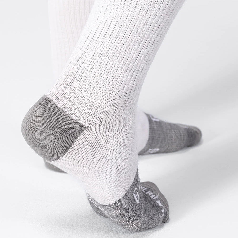 Gobik Winter Merino Snowflake Socks - White