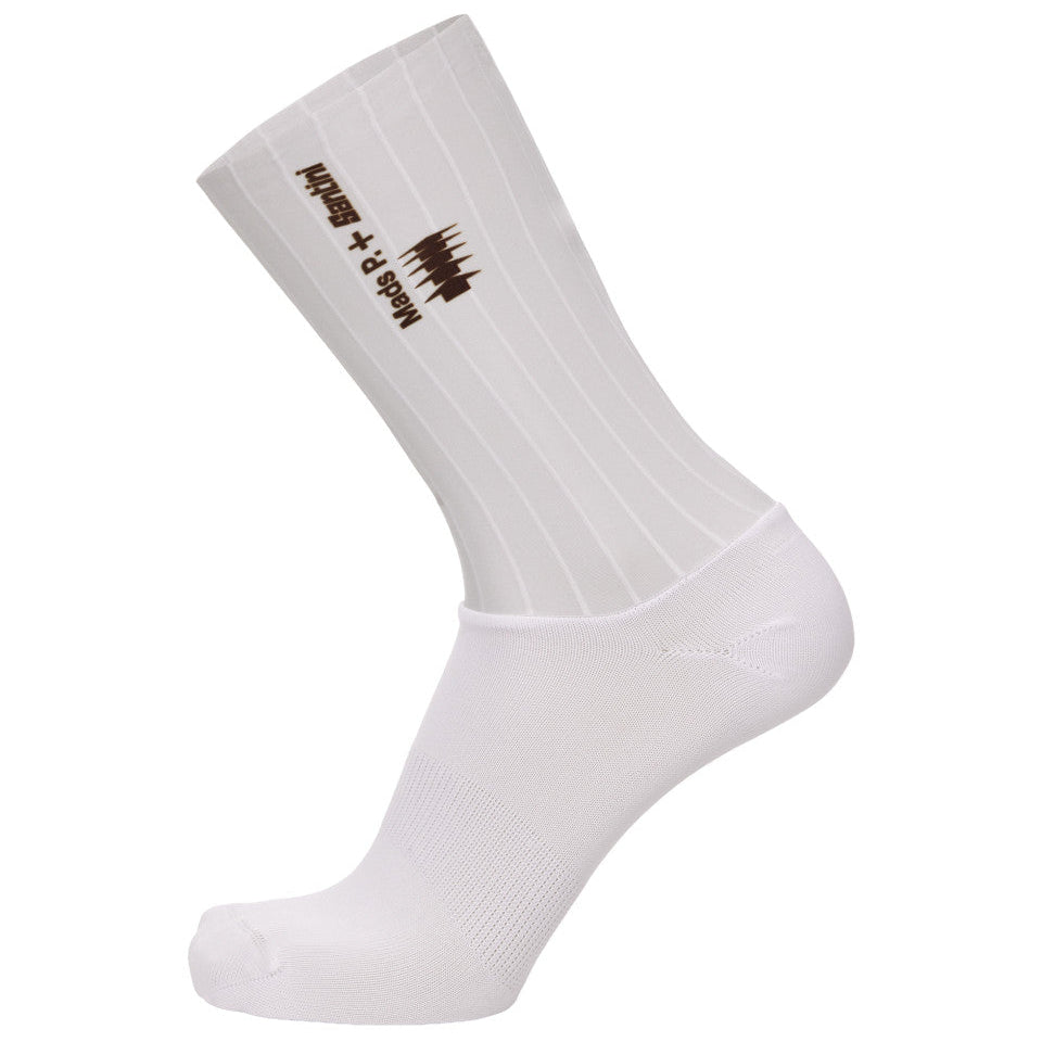 Calze Santini Mads Pedersen Momentum Series Aero - Beige Santini