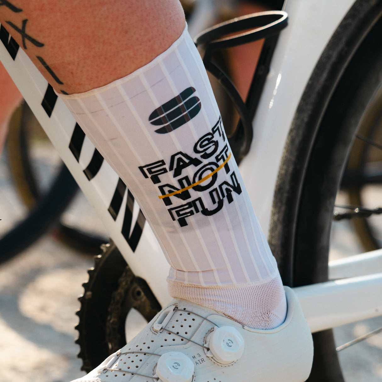 Calze Sportful Fast Not Fun - Bianco Sportful