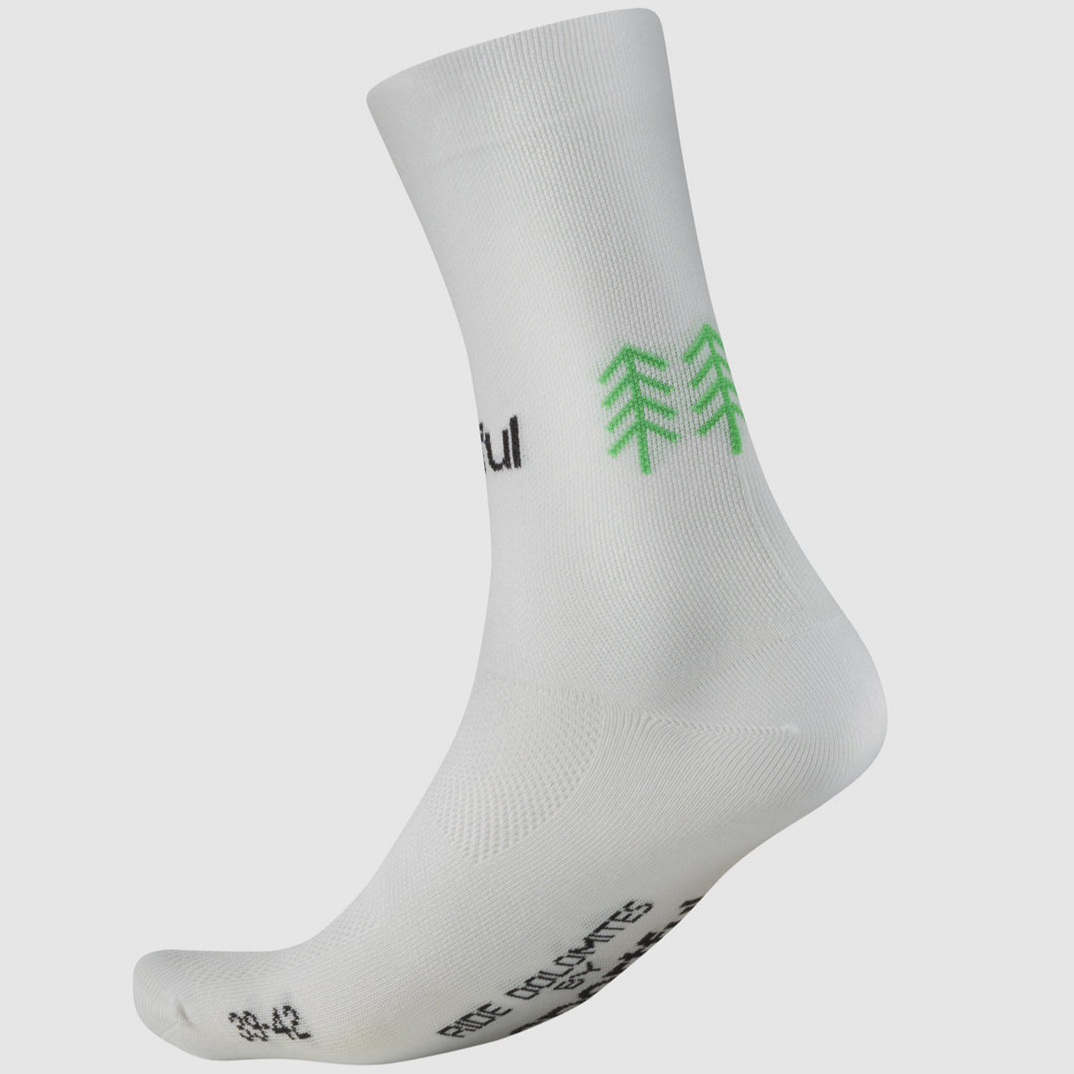 Calze Sportful Ride Dolomites The Woods - Bianco Sportful