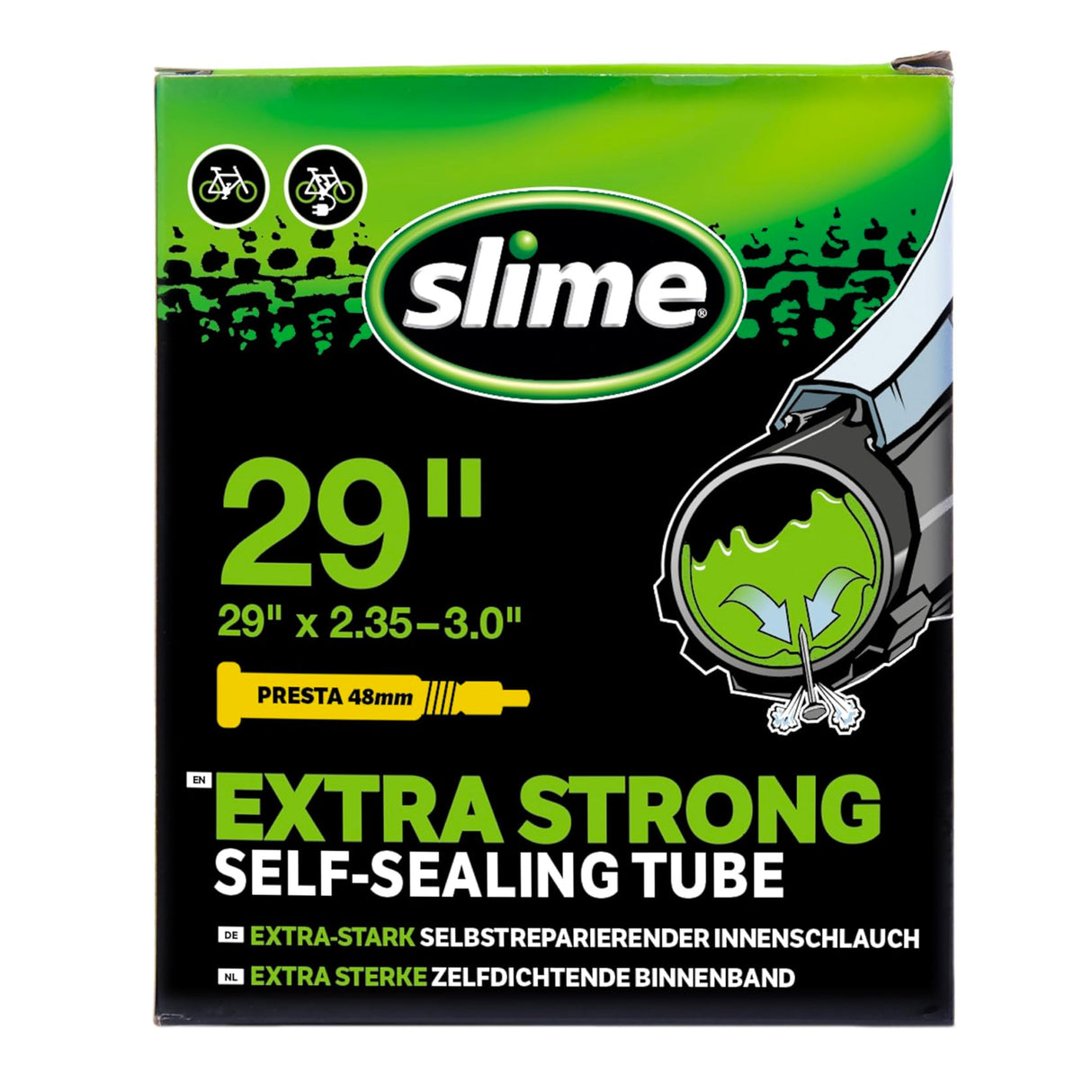 Camera D'Aria Slime 29x1.5x2.30 - Valvola 48 mm Slime