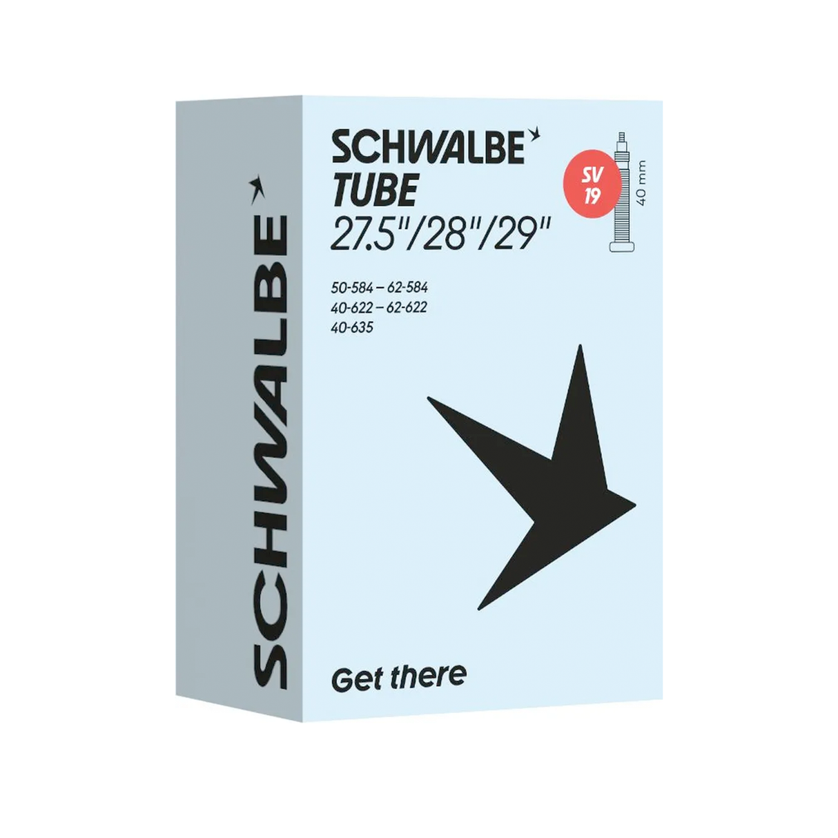 Chambre à air Schwalbe 27.5/28/29 SV19 - Presta 40mm Schwalbe