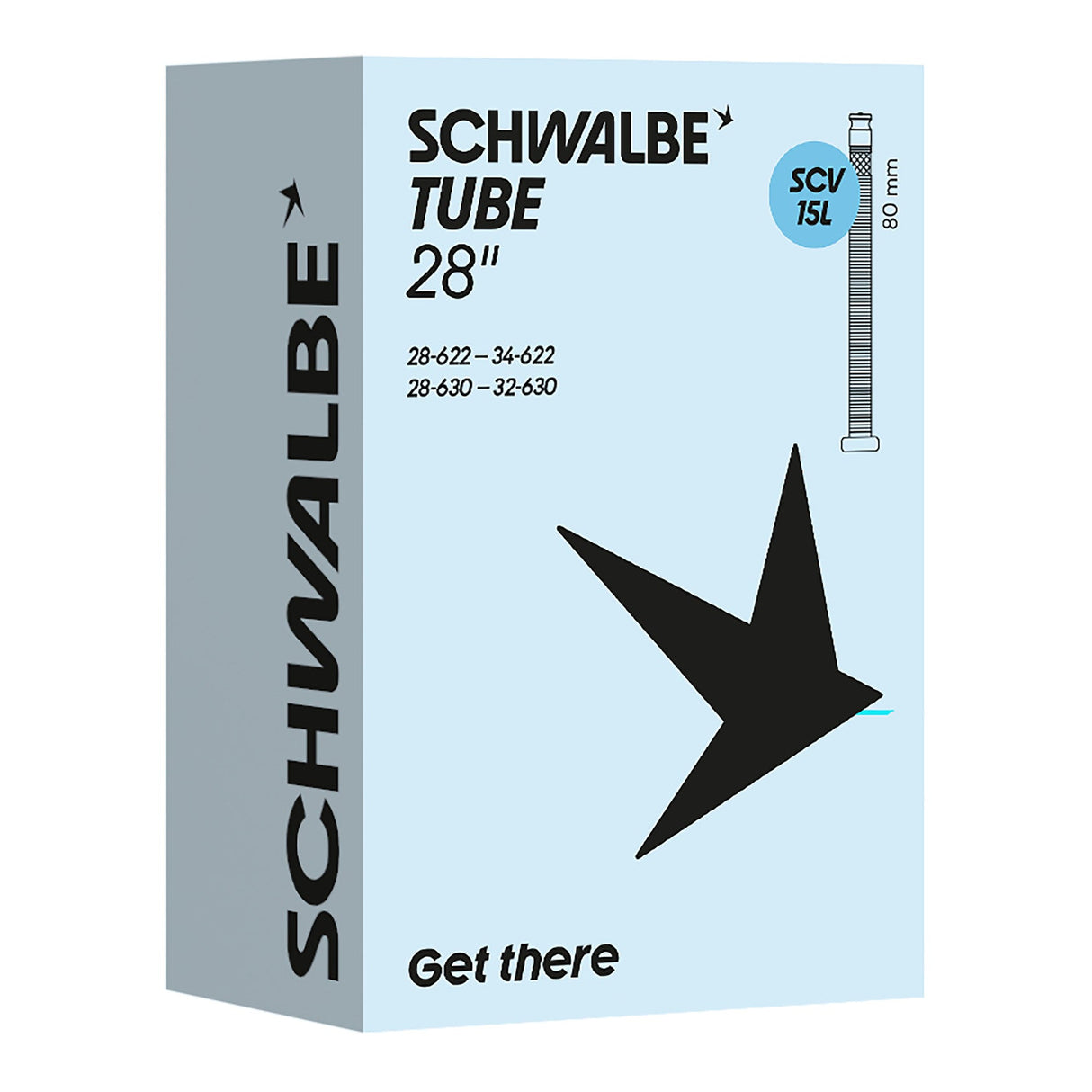 Schwalbe SCV15L Schlauch 28x28-34