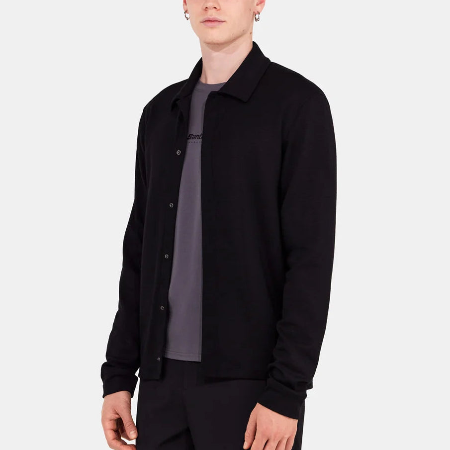 Santini Explorer Wool hemd - Schwarz