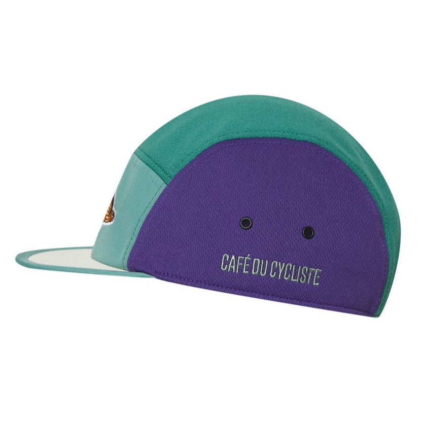 Cappellino Cafe du Cycliste Gravel - Viola verde Café du Cycliste