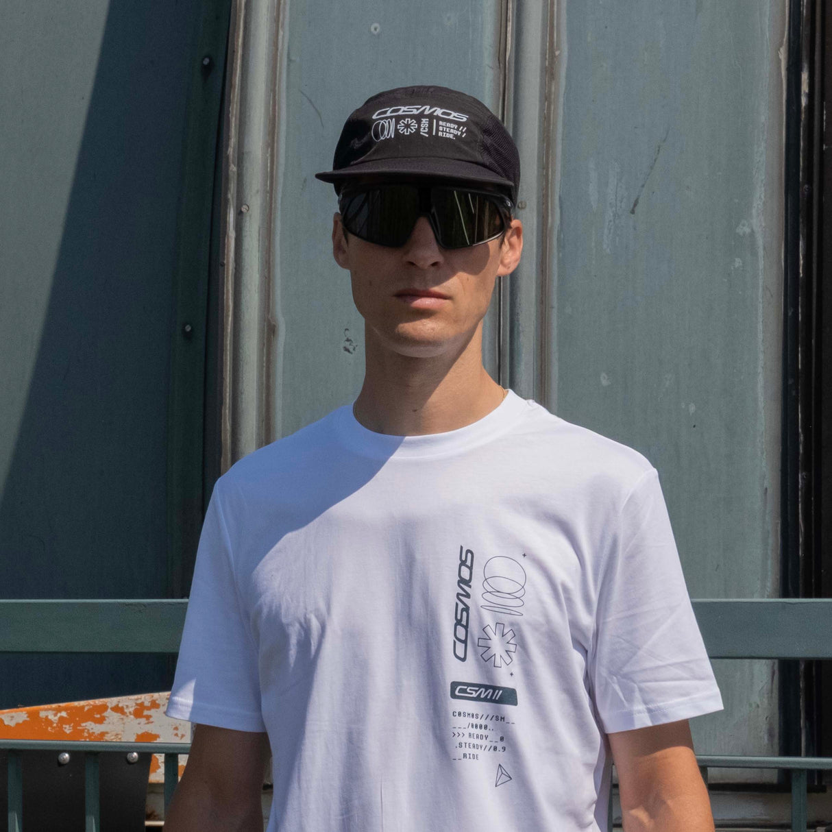 Cappellino Cosmos Collection 5 Panel - Nero All4cycling