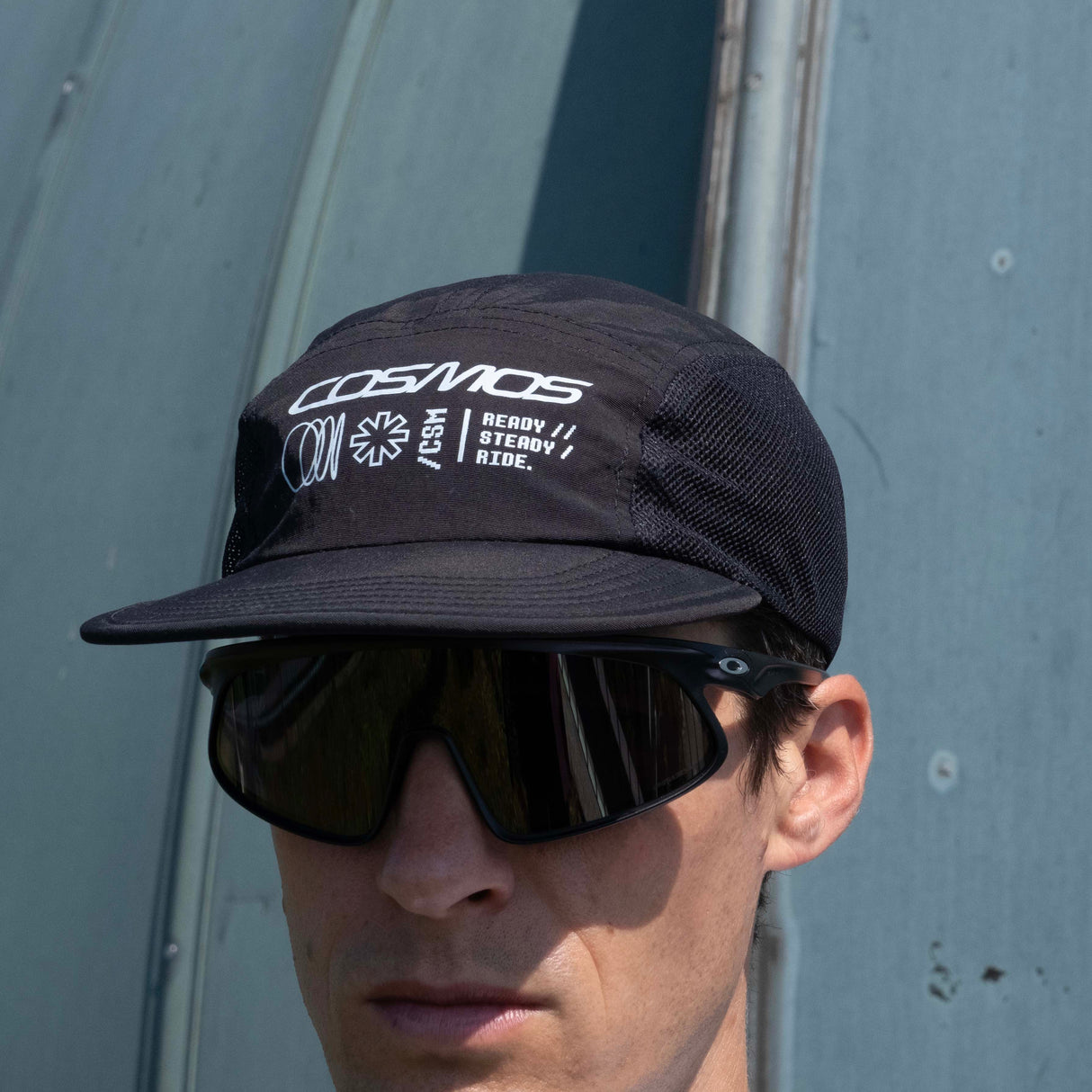 Cappellino Cosmos Collection 5 Panel - Nero All4cycling
