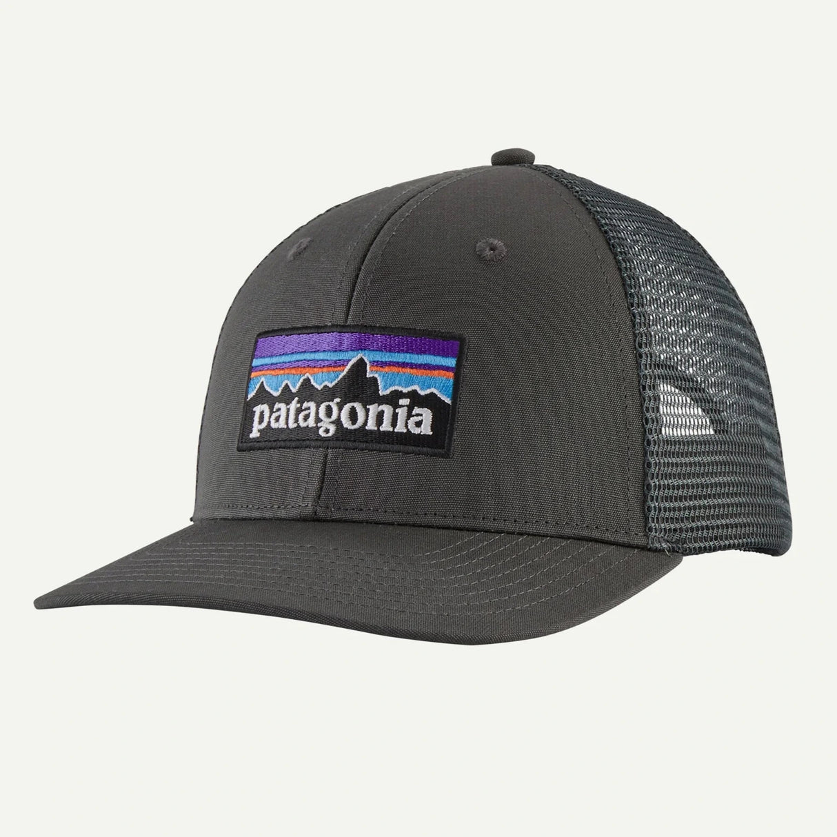 Cappellino Patagonia P-6 Logo Trucker - Grigio Patagonia
