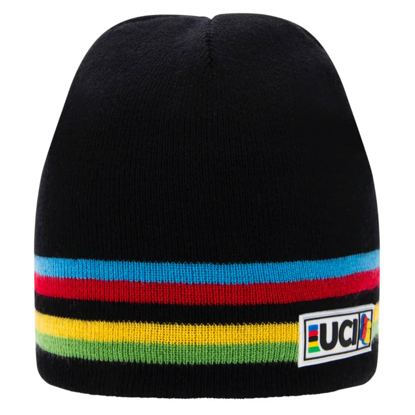 Gorro Santini UCI Rainbow - Negro