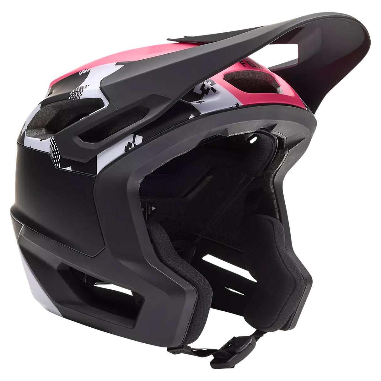 Casco Fox Dropframe Pro Digi Image - Nero bianco Fox