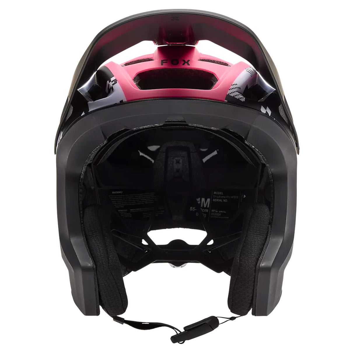 Casco Fox Dropframe Pro Digi Image - Nero bianco Fox