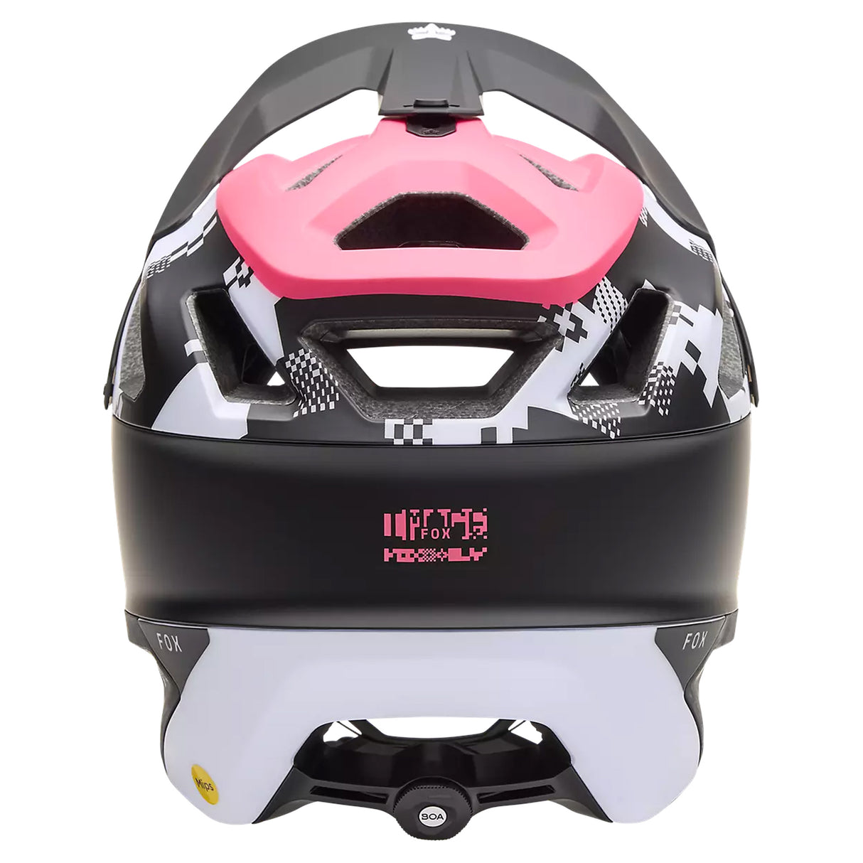 Casco Fox Dropframe Pro Digi Image - Nero bianco Fox