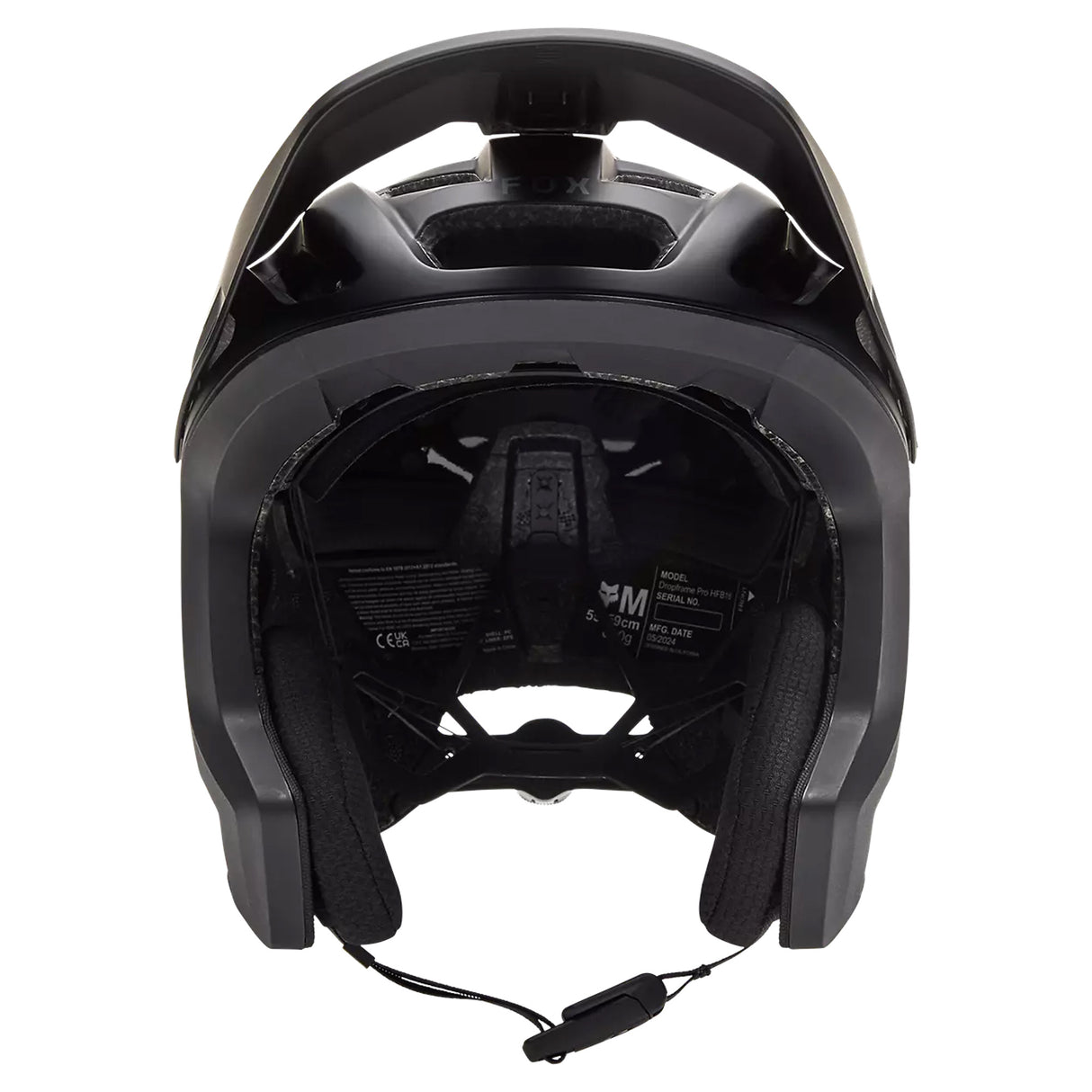 Casco Fox Dropframe Pro Grid - Nero Fox