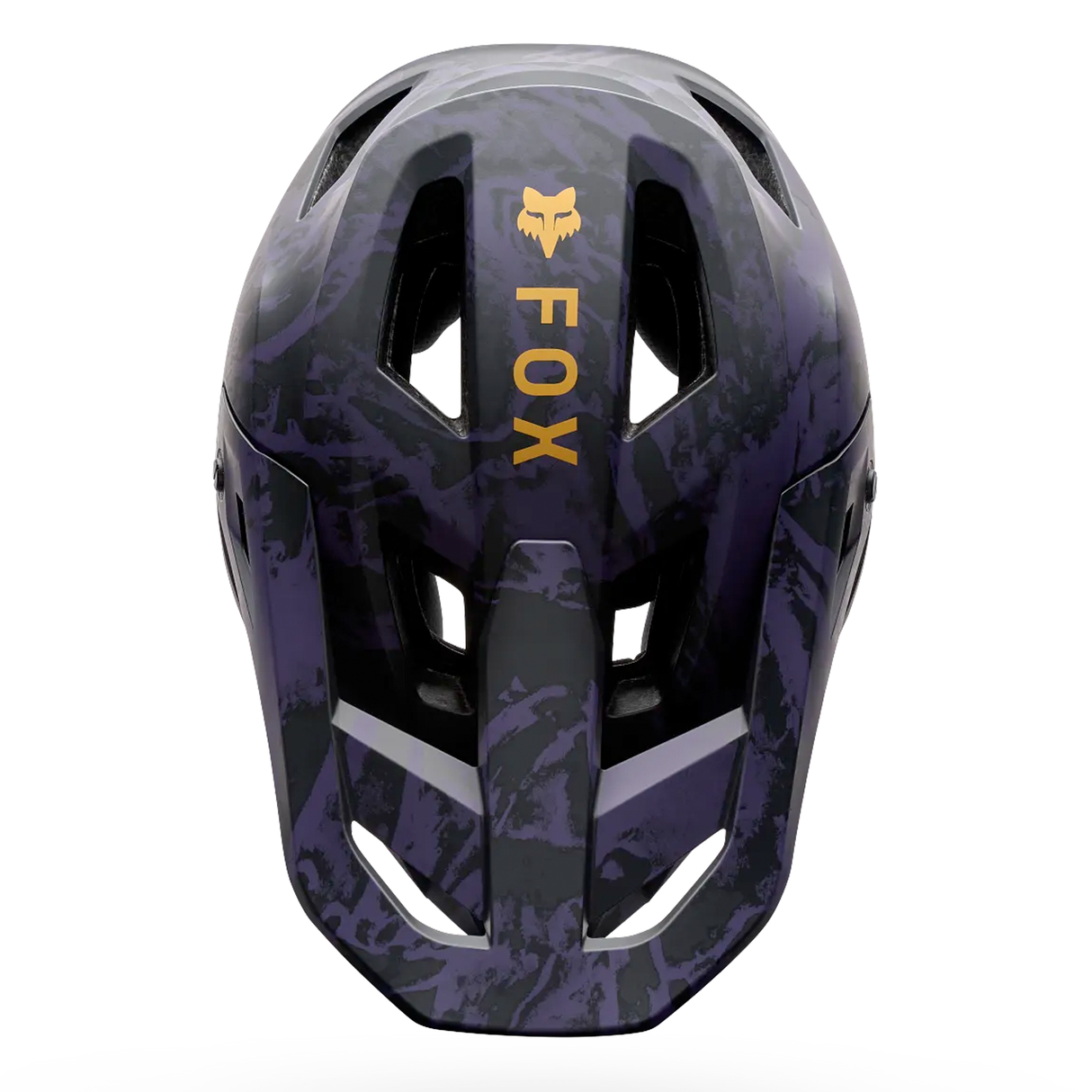 Helmet Fox Rampage Image Print - Purple