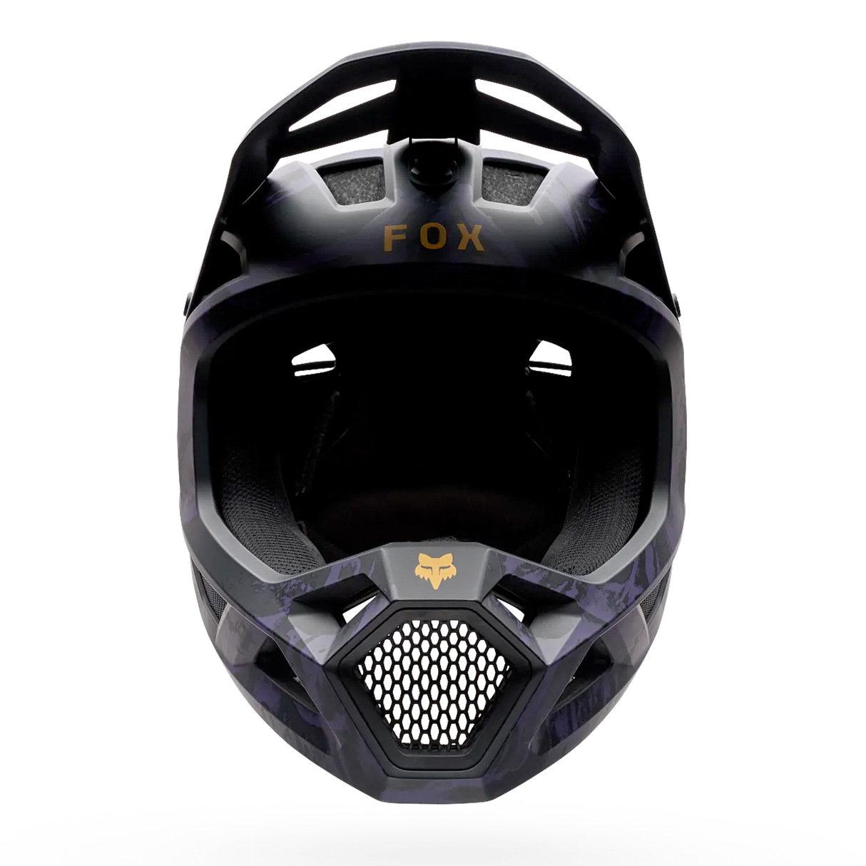 Helmet Fox Rampage Image Print - Purple