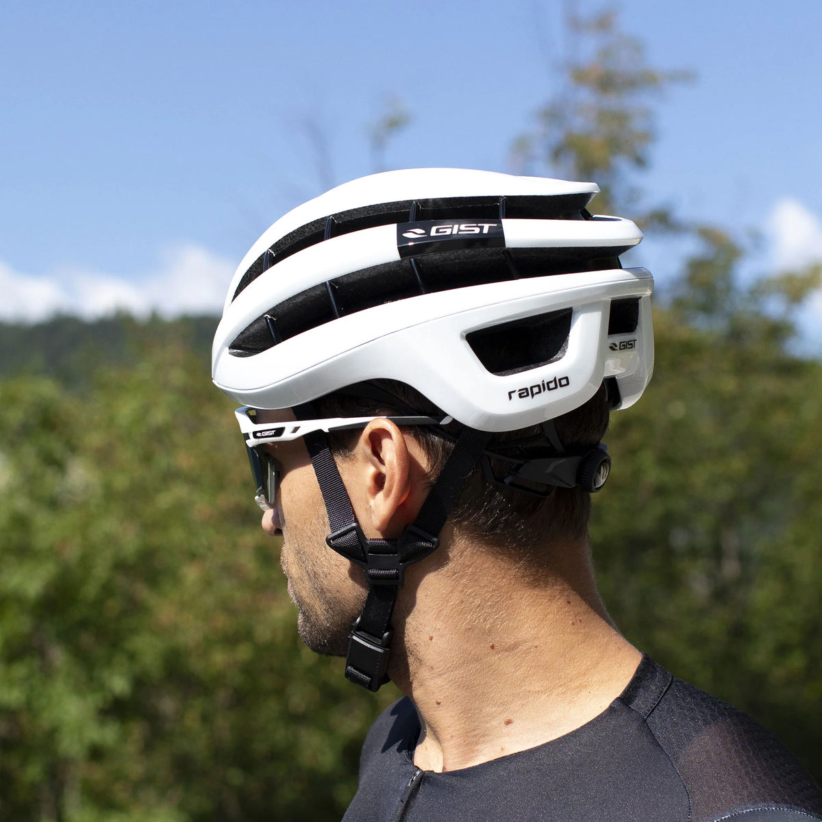 Casco Gist Rapido - Bianco lucido