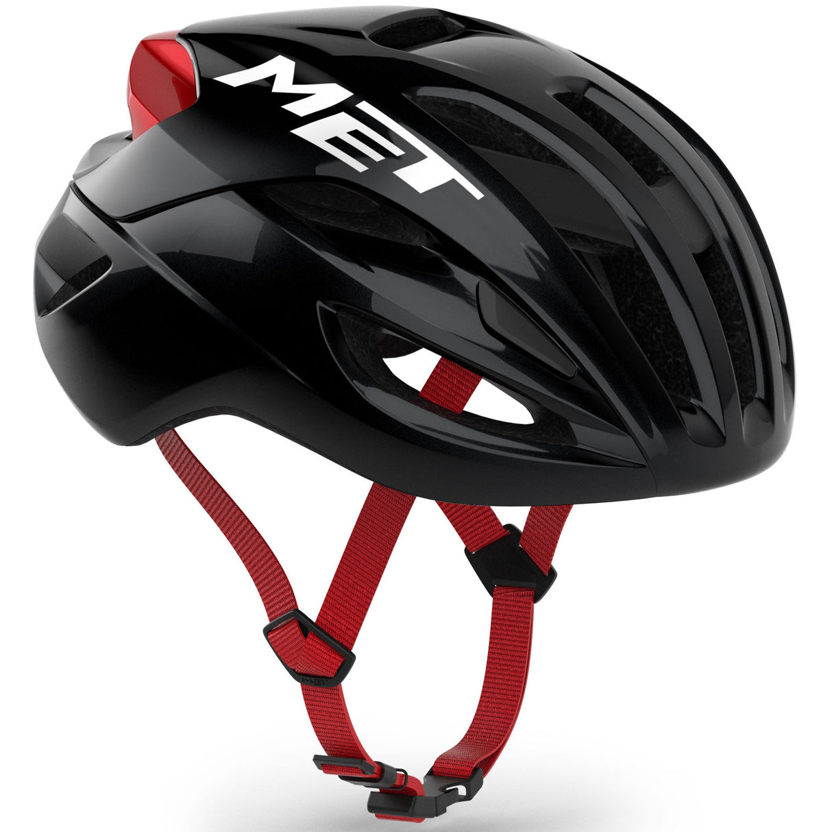 Casco Met Rivale Mips - Nero rosso Met Helmets