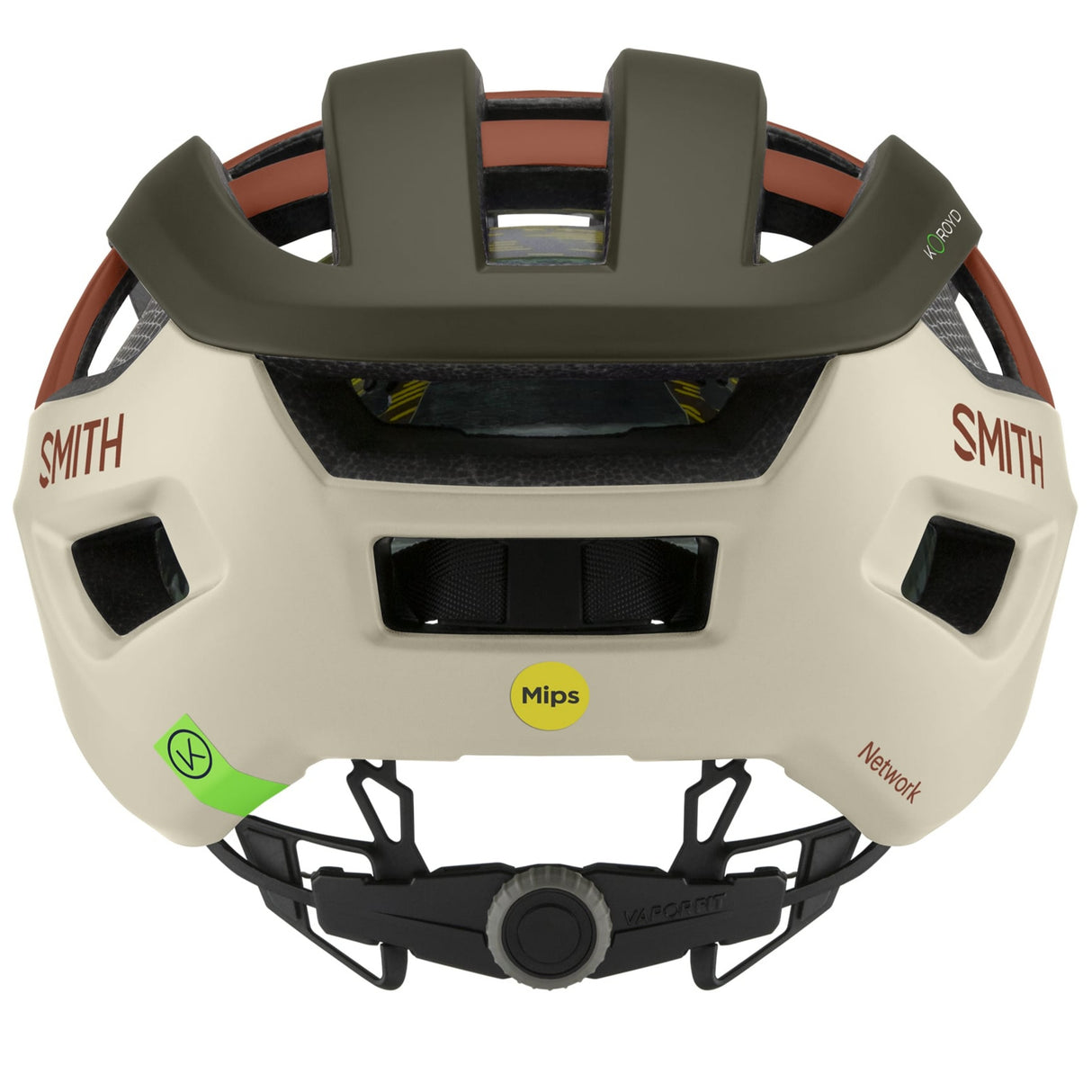 Casco Smith Network Mips - Verde scuro Smith
