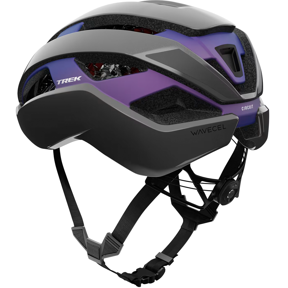 Trek Circuit WaveCel Helmet - Black Purple