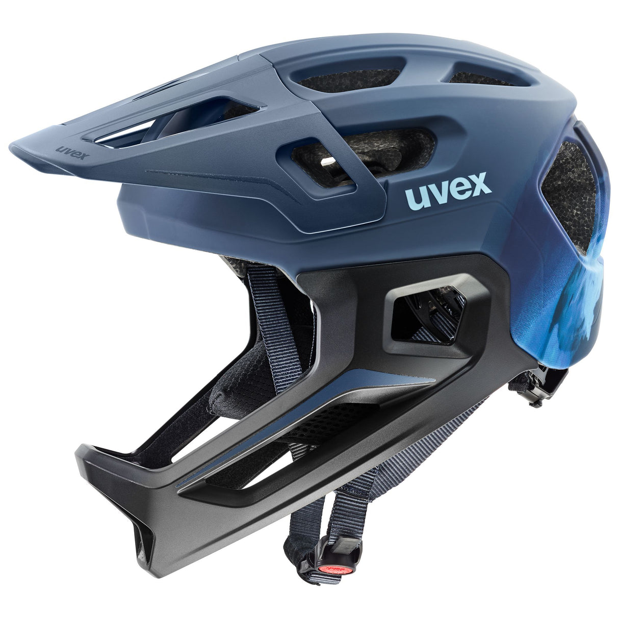 Casco Uvex React Junior Fullface - Azul