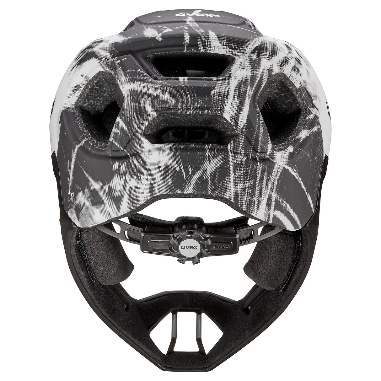 Casco Uvex React Junior Fullface - Nero bianco Uvex
