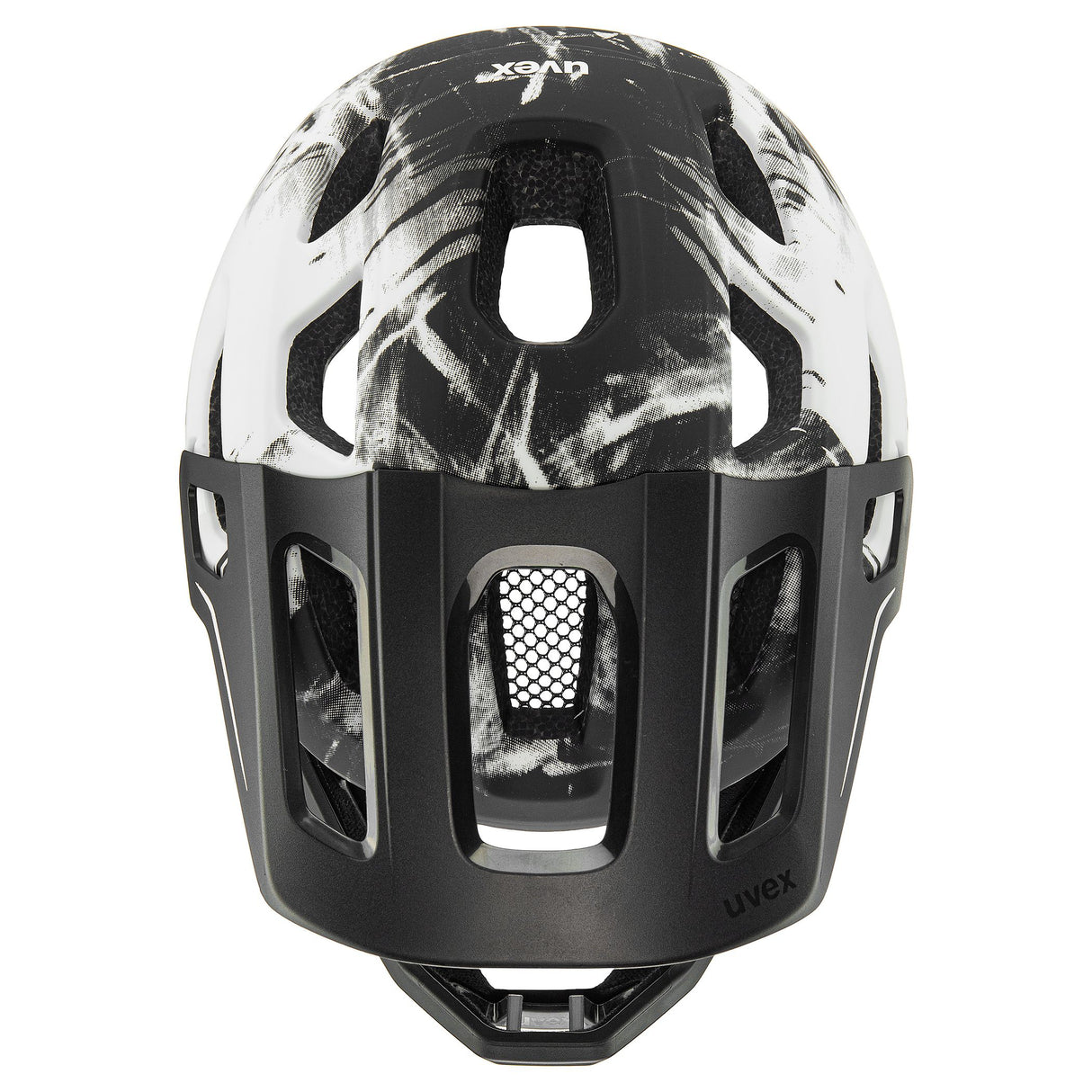 Casco Uvex React Junior Fullface - Nero bianco Uvex