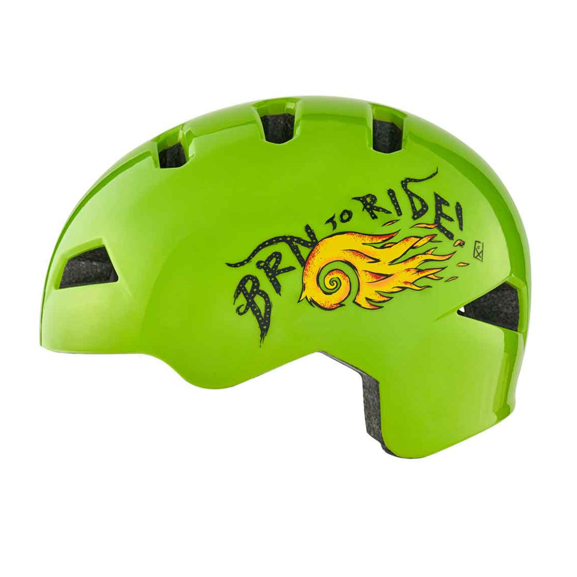 Casco bambino BRN Fiamma - Verde BRN