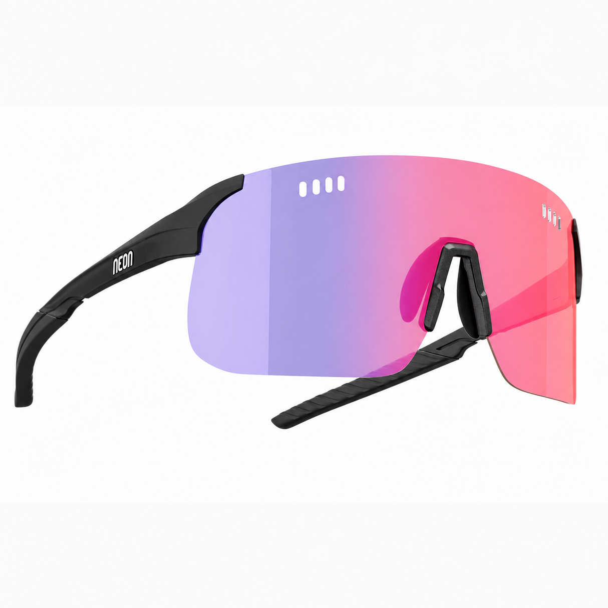 Neon Sky 3.0 Air brille - Black matt mirror HD
