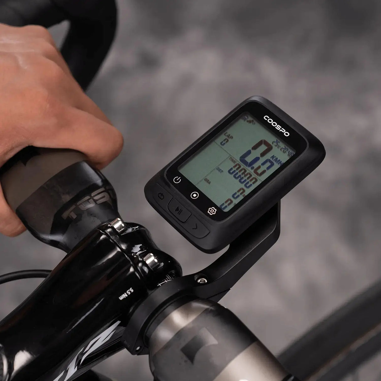 Ciclocomputer Coospo Gps BC107 - Nero