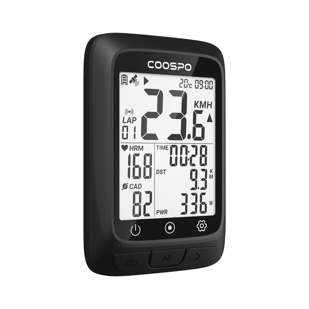 Ciclocomputer Coospo Gps BC107 - Nero