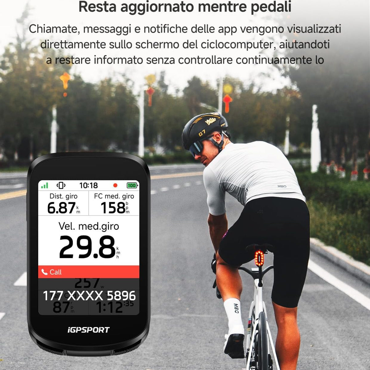 Ciclocomputador GPS iGPSPORT BSC200 Pro - Negro