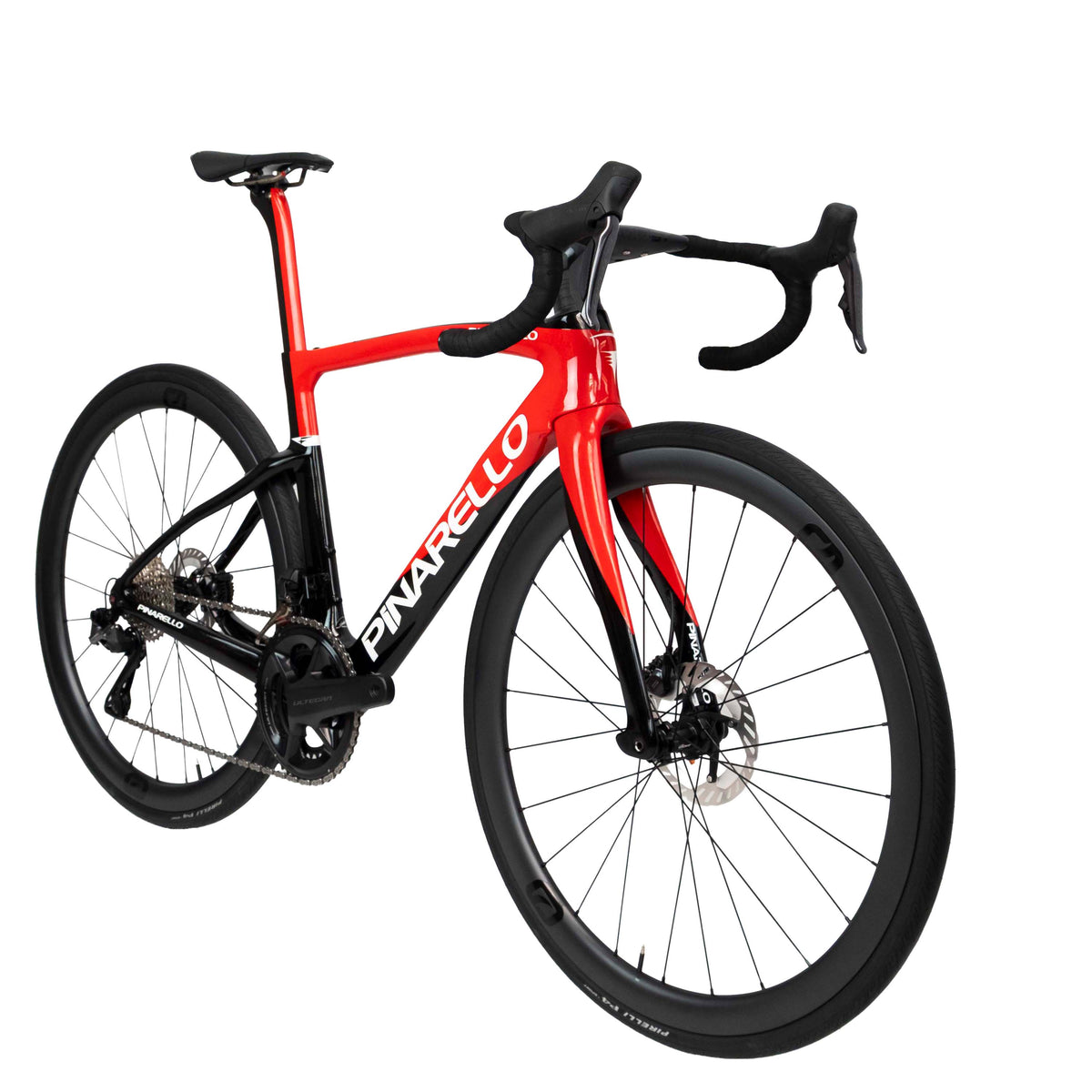 Pinarello F7 Disc Ultegra Di2 Ultra schnell - Rot Schwarz