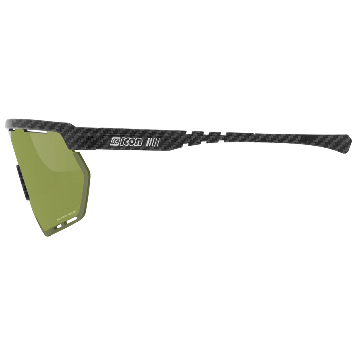 Occhiali Scicon Aerowing - Carbonio opaco trail verde - B