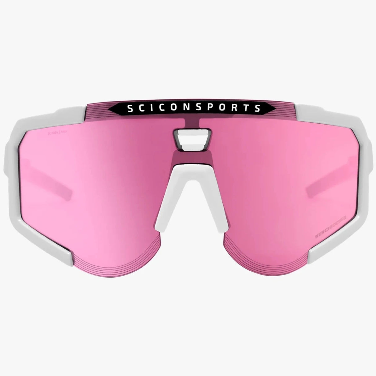 Occhiali Scicon Aeroscope - Bianco Multimirror rosa - M