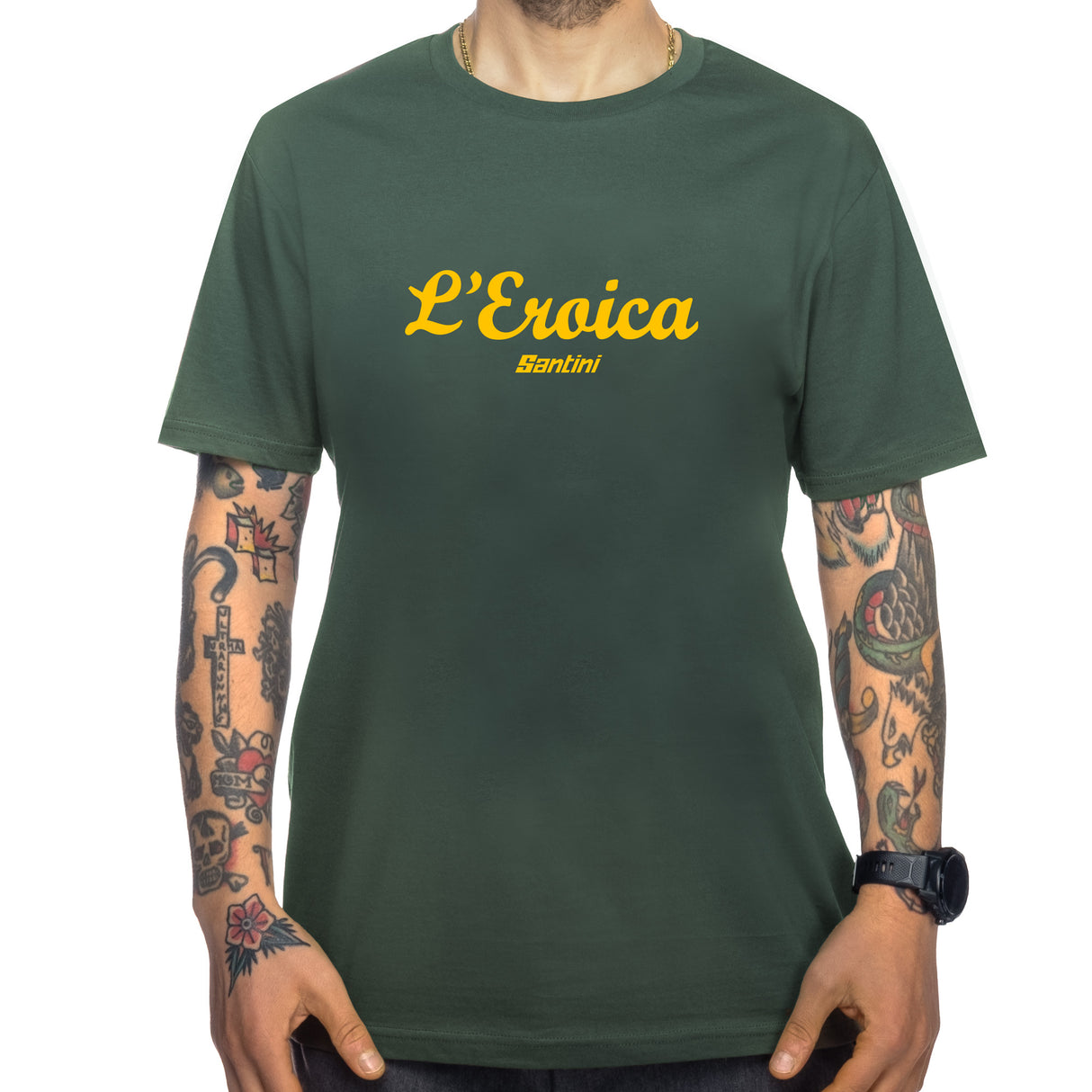 T-Shirt Santini Eroica - Verde - M