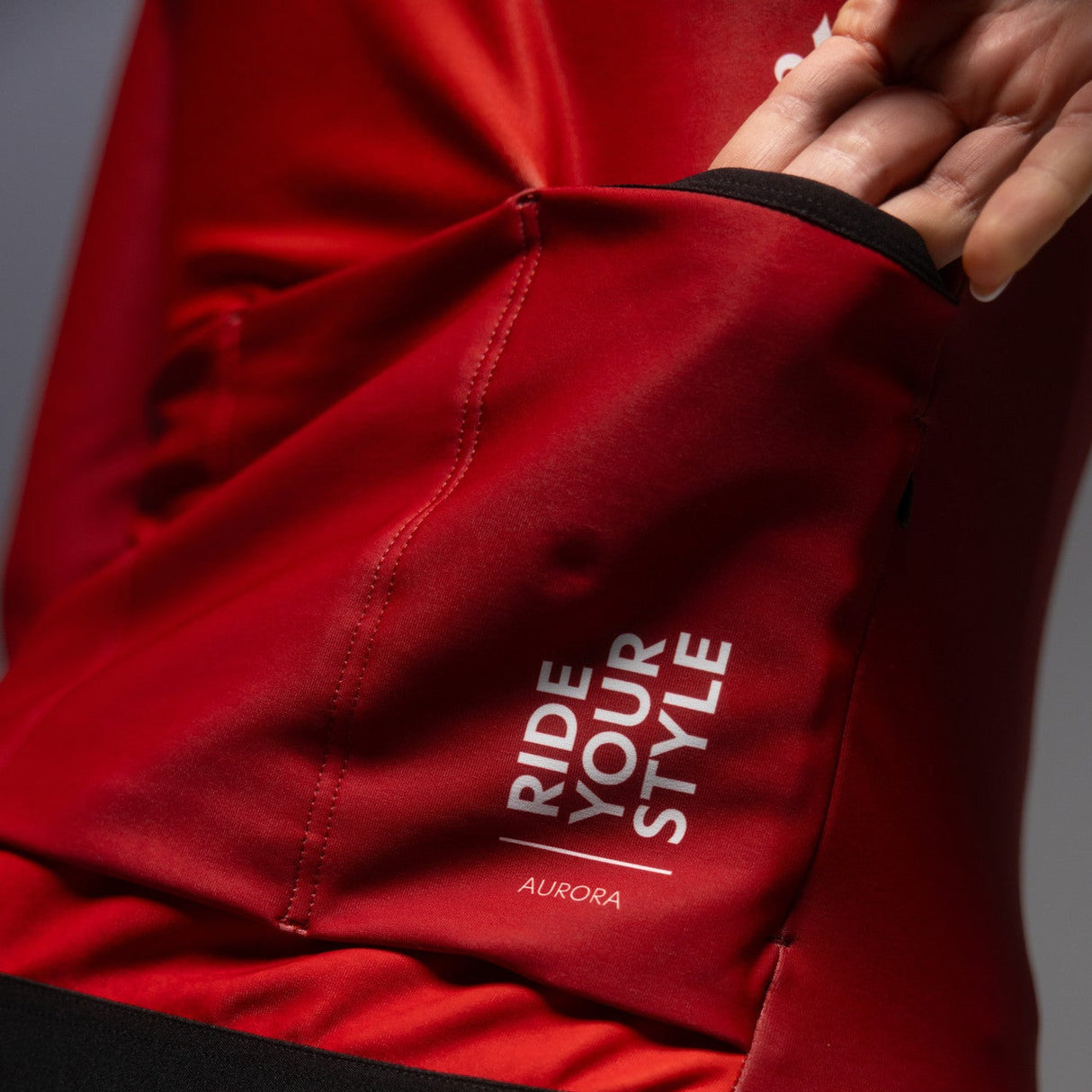 Maglia maniche lunghe Wilier Aurora - Rosso - N