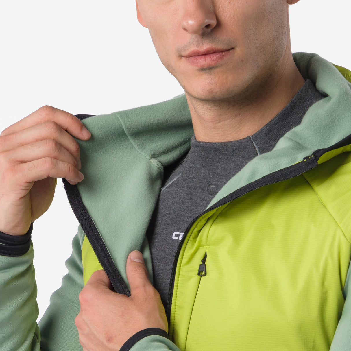 Castelli Unltd Roam sweatshirt - Hellgrün