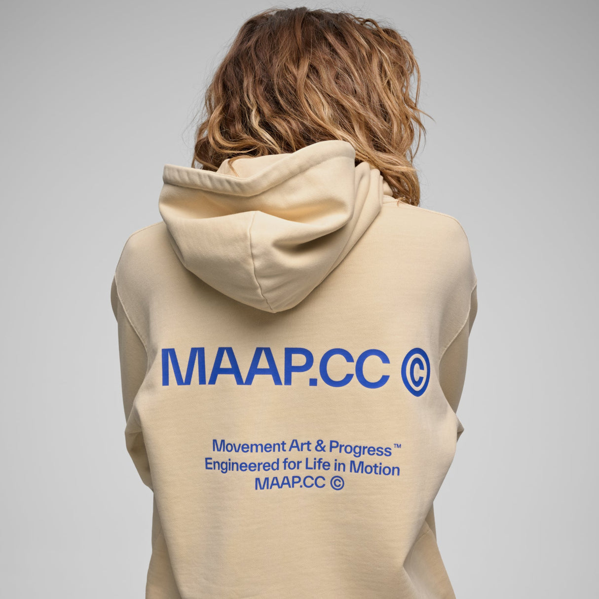 Felpa Maap Essentials CC Hoodie - Beige Maap