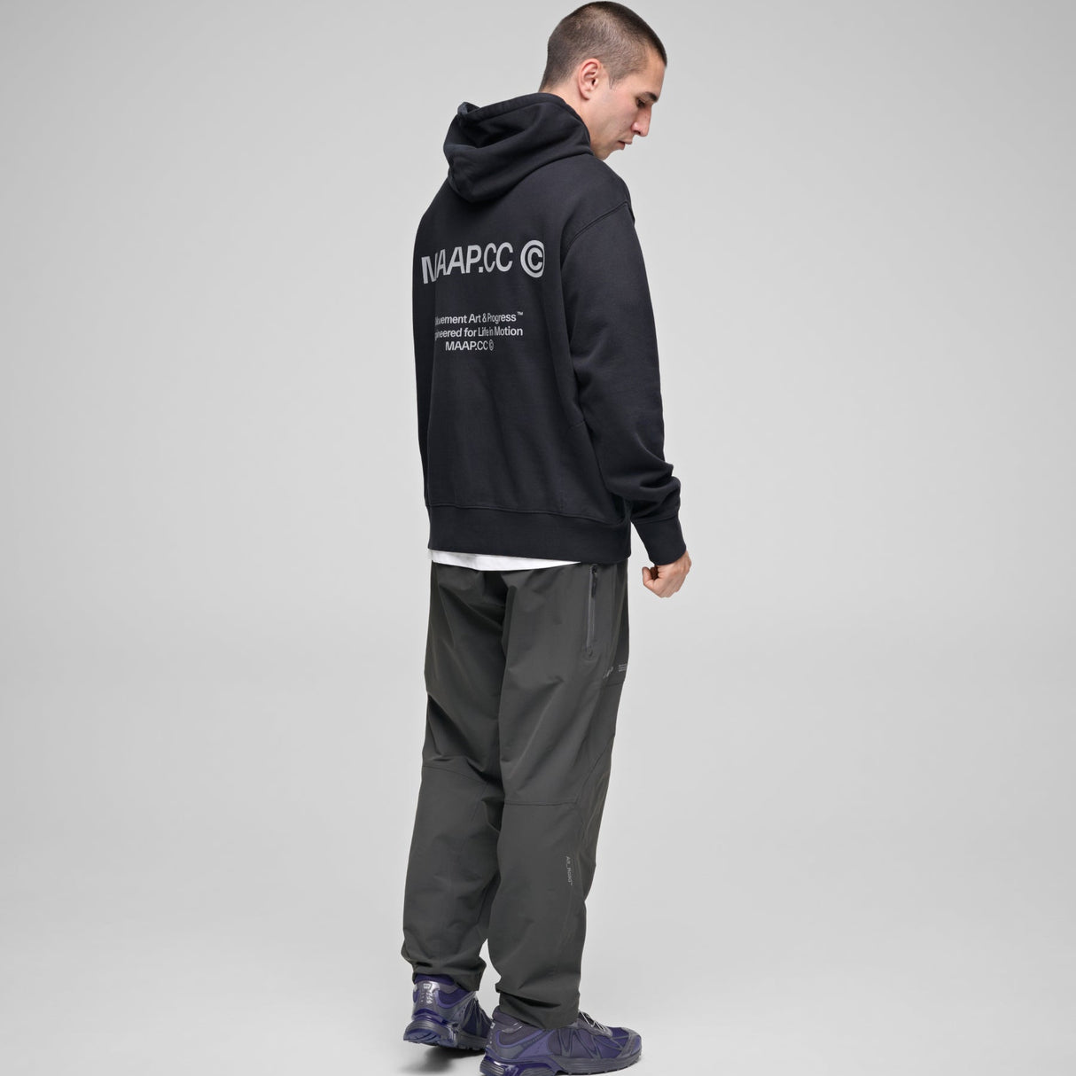 Felpa Maap Essentials CC Hoodie - Nero Maap