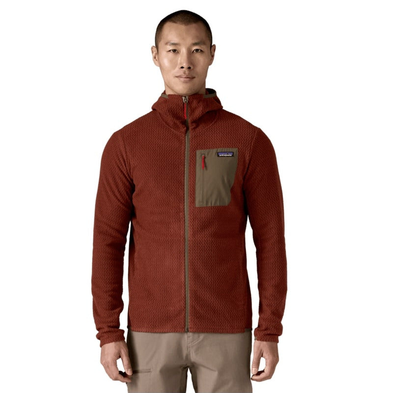 Felpa Patagonia R1 Air Full-Zip - Rosso Patagonia