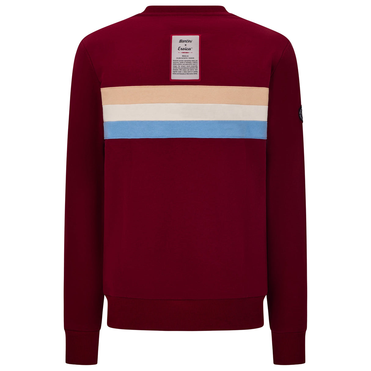 Sudadera Santini Eroica Timo - Bordeaux