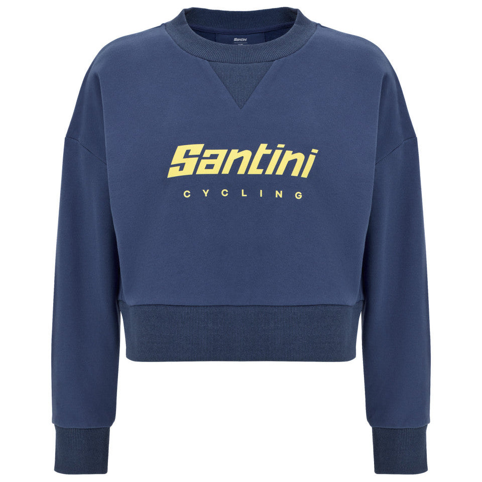 Felpa donna Santini Brand - Blu Santini