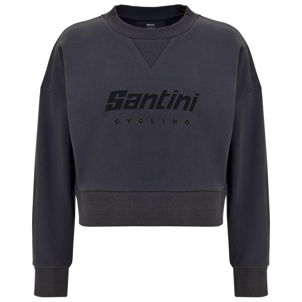 Felpa donna Santini Brand - Grigio Santini