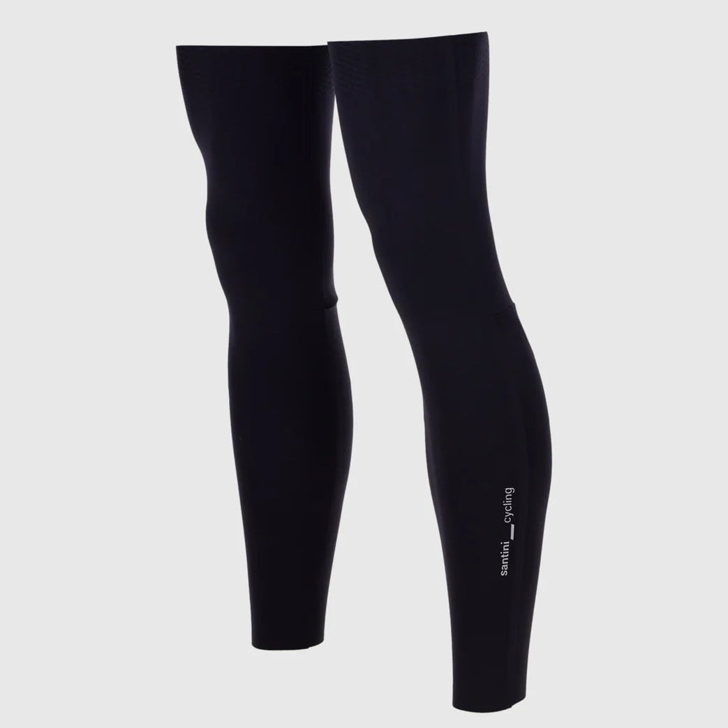 Santini Magic Waterproof leg warmers - Black