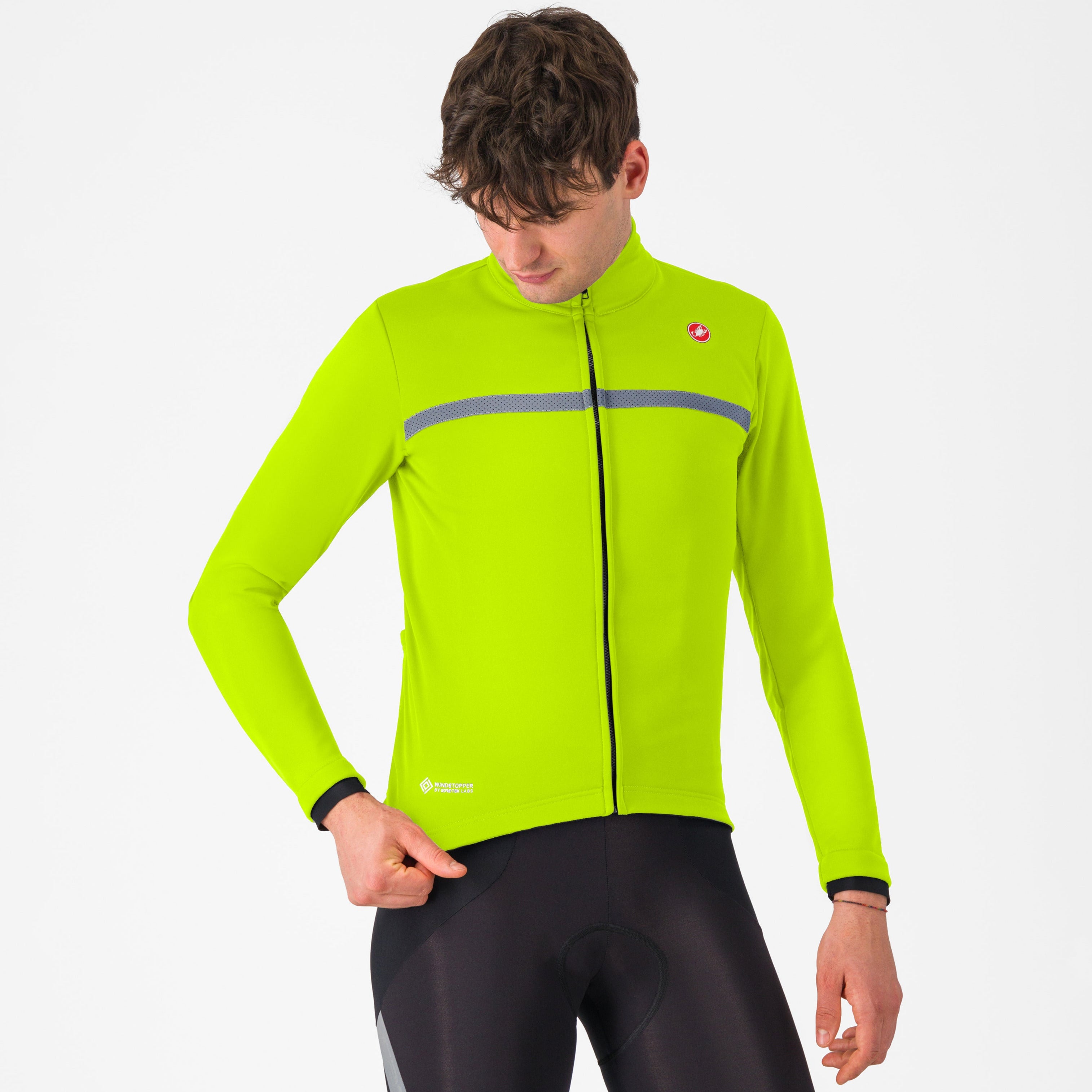 Castelli Estremo 2 Jacket - Fluorescent Yellow | All4cycling