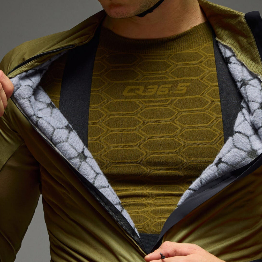 Giacca Q36.5 Gregarius Winter - Verde Q36.5