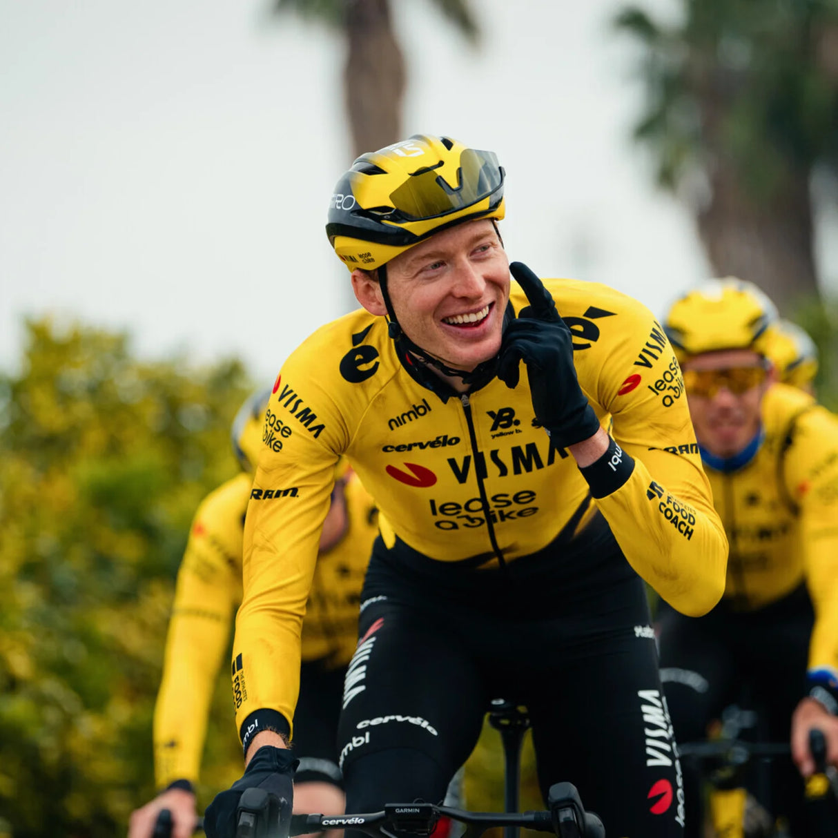 Giacca Team Visma Lease a bike 2026 Yellow B.