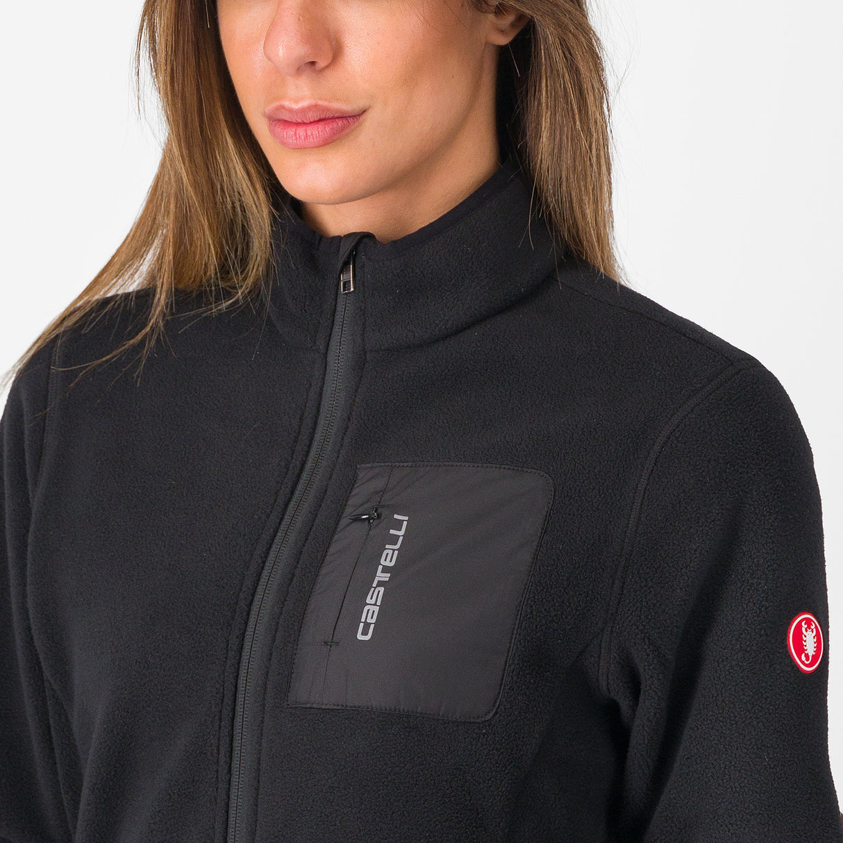 Giacca donna Castelli Classico Fleece - Nero Castelli